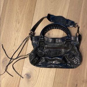 BALENCIAGA Motocross City Satchel Classic Mini
